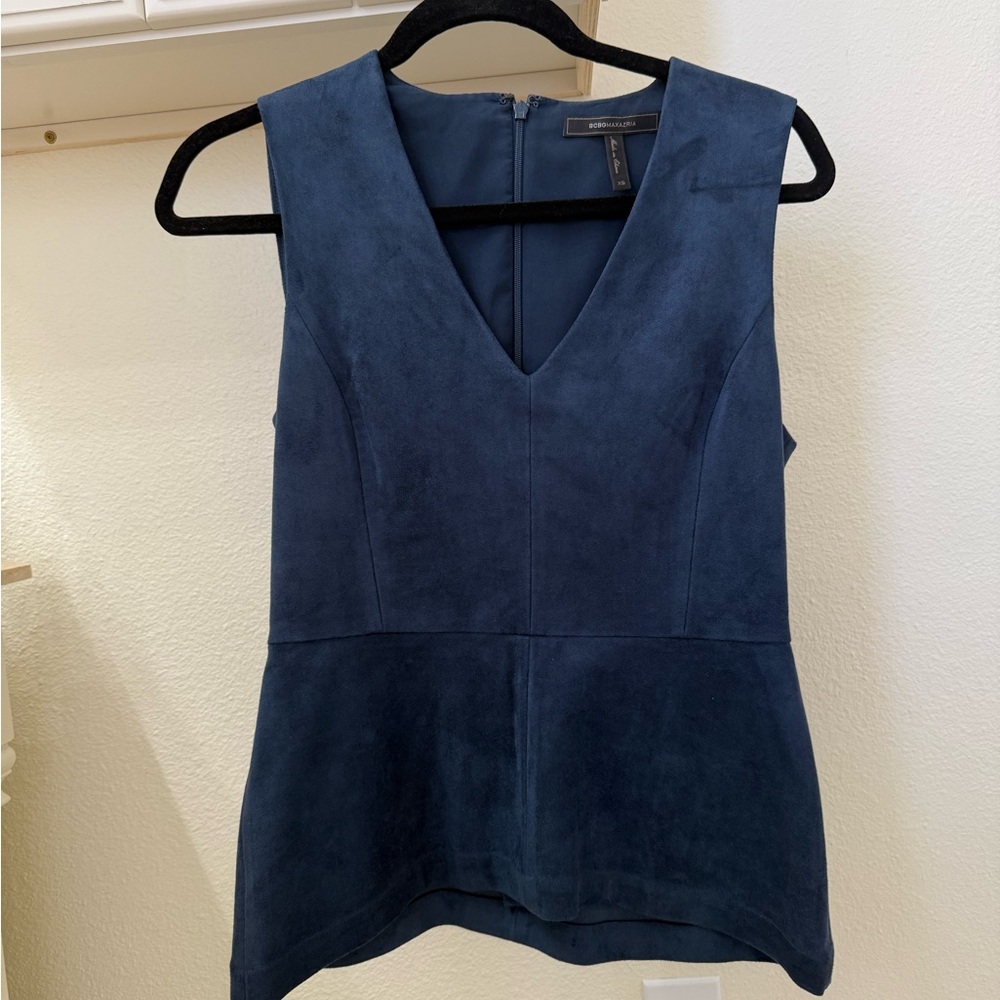 BCBGMaxAzria Blue Blouse Top